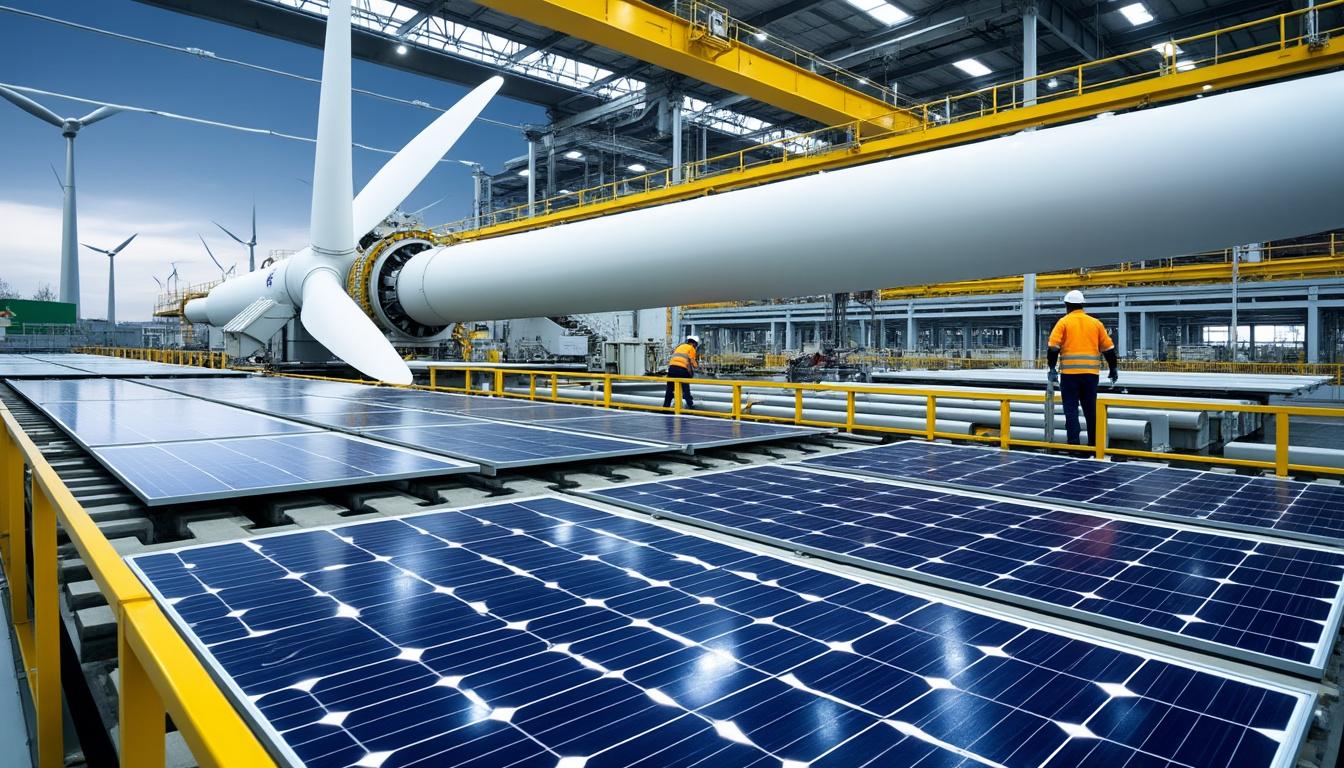 explore the landscape of american-made solar and wind technologies, detailing which companies manufacture key components and innovations in renewable energy.