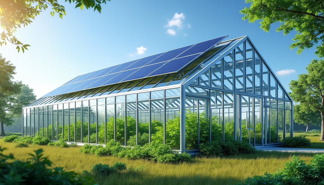 explore design tips and trade-offs for creating an efficient greenhouse with solar panels. learn how to balance energy generation and plant growth for sustainable gardening.